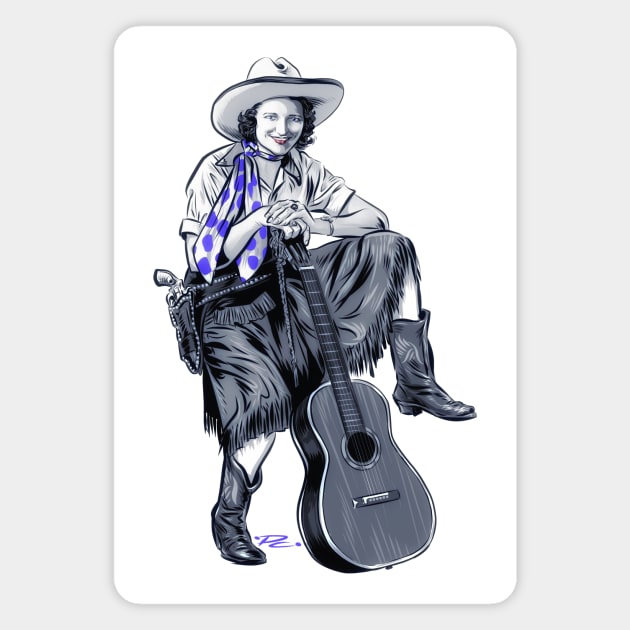 Patsy Montana - An illustration by Paul Cemmick Magnet by PLAYDIGITAL2020